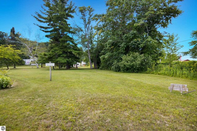 8489 S Glen Lake Rd, Glen Arbor, MI 49636 - view of green lawn