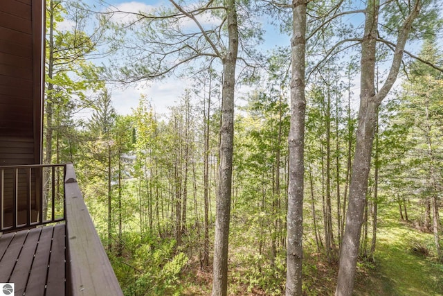 3228 S Skeba Rd S, Lake Leelanau, MI 49653 - view of wooden deck