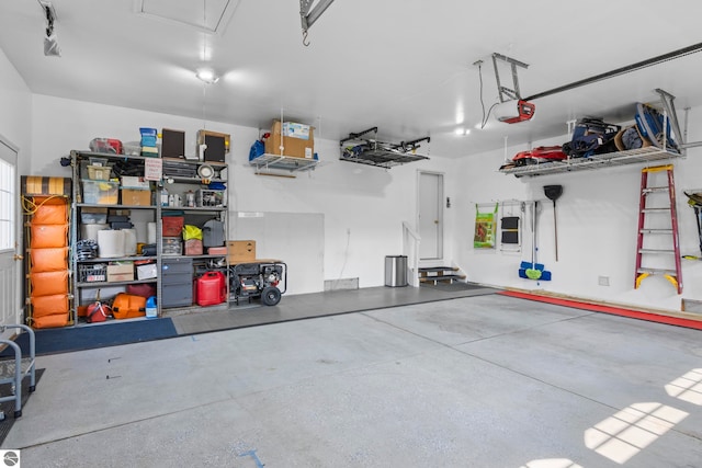 11103 S Ramblewood Dr, Cedar, MI 49621 - garage featuring a garage door opener