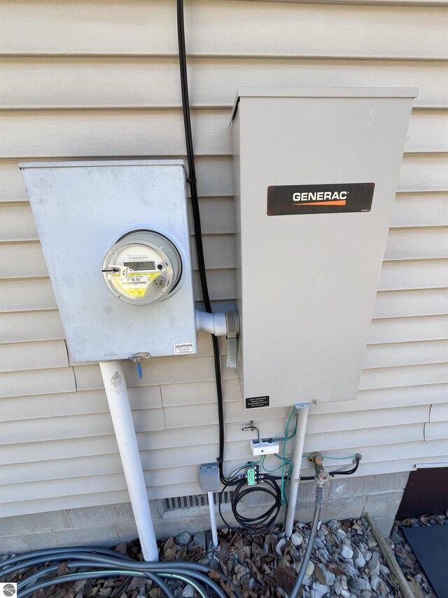 2168 S Lorenz Rd, Tawas City, MI 48763 - exterior view of electric meter