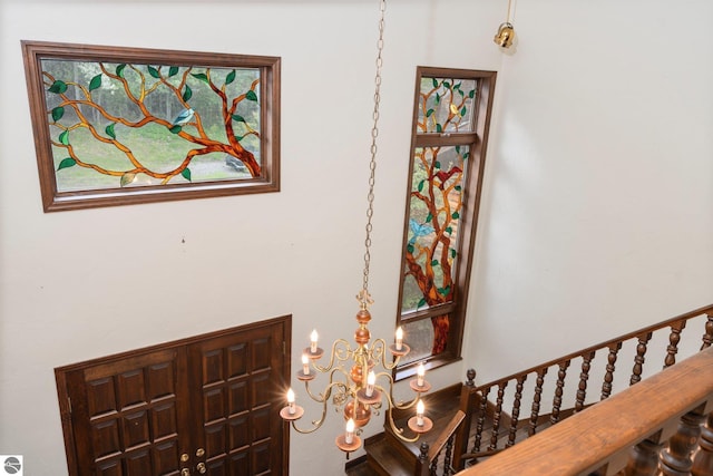 12150 N Seven Pines Rd, Northport, MI 49670 - detailed view of a chandelier