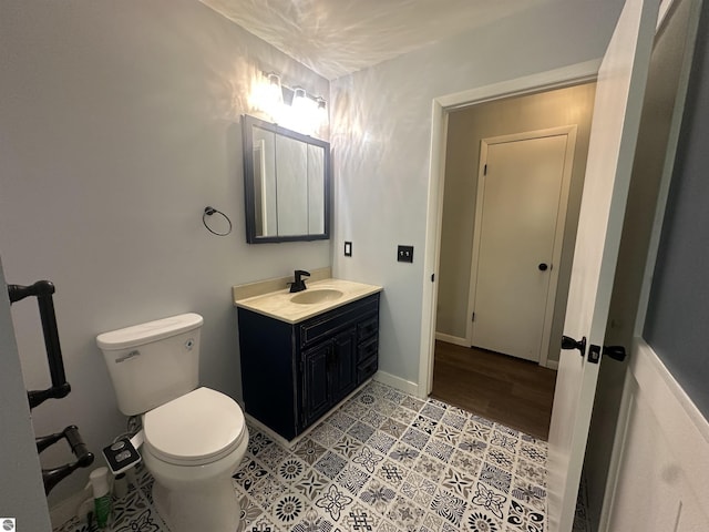 142 Forest Trl, Leroy, MI 49655 - half bath featuring vanity and toilet