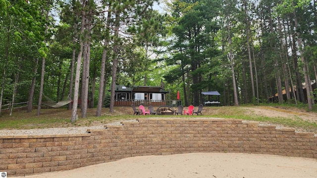 6875 Jose Lake Rd, South Branch, MI 48761 - view of yard