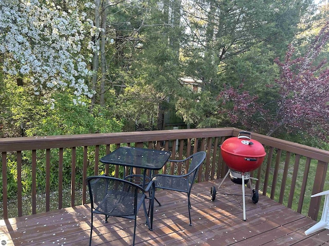 705 Eastgate Pl Unit 10 B, Traverse City, MI 49686 - view of wooden terrace