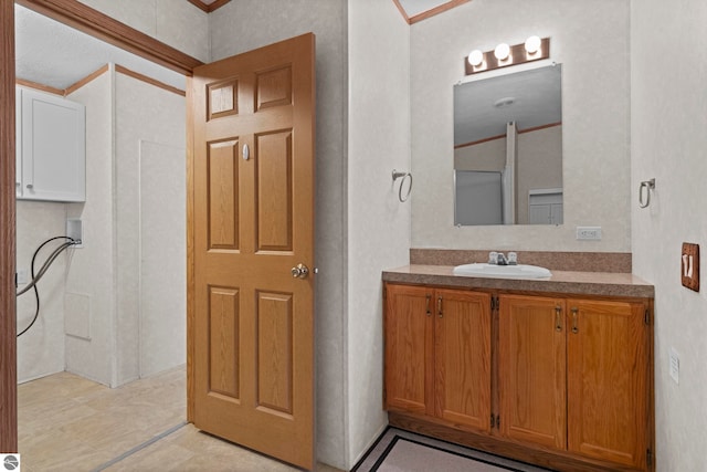 11748 NE Franklin St, Kalkaska, MI 49646 - bathroom featuring vanity