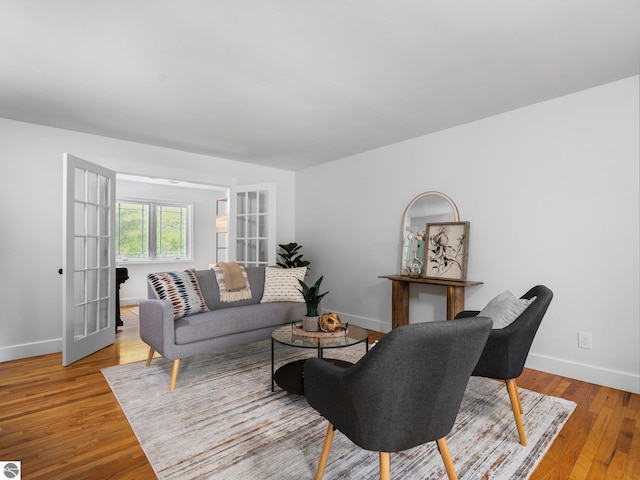 107 Hillcrest Ct, Traverse City, MI 49684 - living area featuring baseboards and wood finished floors