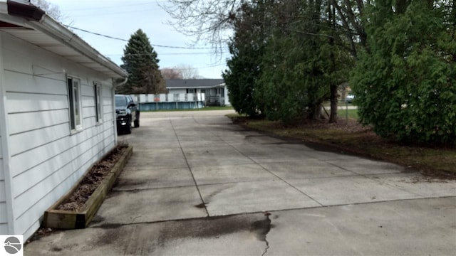 205 Fannie St, Au Gres, MI 48703 - view of concrete driveway