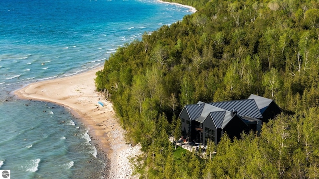 9371 Onominese Trl, Northport, MI 49670 - aerial view of extended coastline