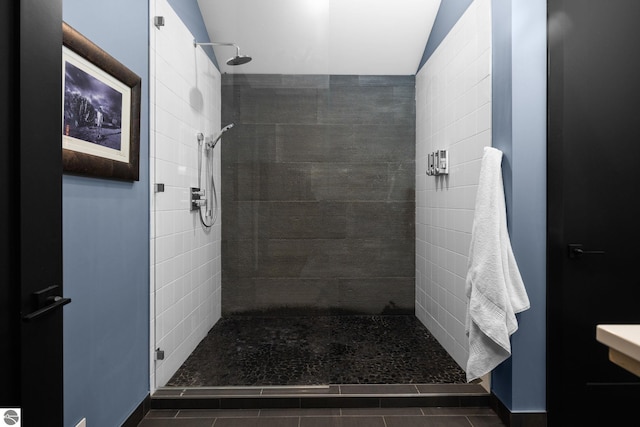 9371 Onominese Trl, Northport, MI 49670 - full bath featuring tiled shower