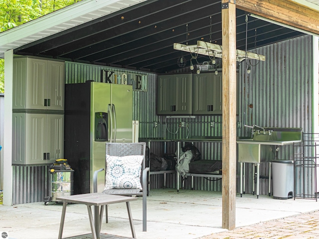 100 Fence Row Cir, Leroy, MI 49655 - view of patio / terrace