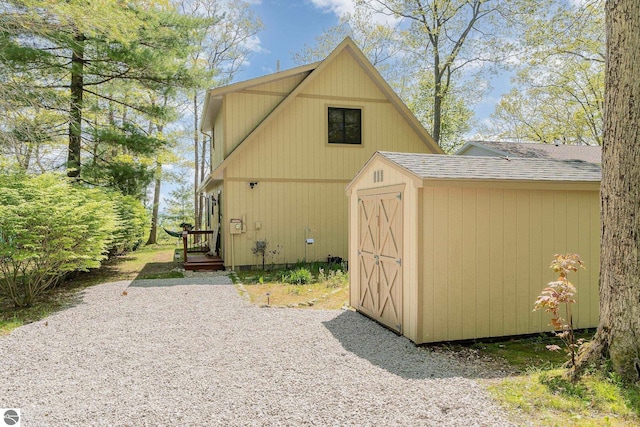 1715 Sunrise Dr, Greenbush, MI 48738 - rear view of property featuring roof with shingles