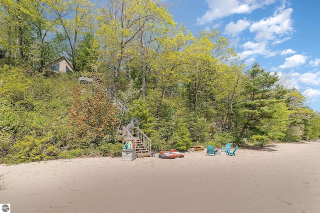 1715 Sunrise Dr, Greenbush, MI 48738 - surrounding community featuring stairway