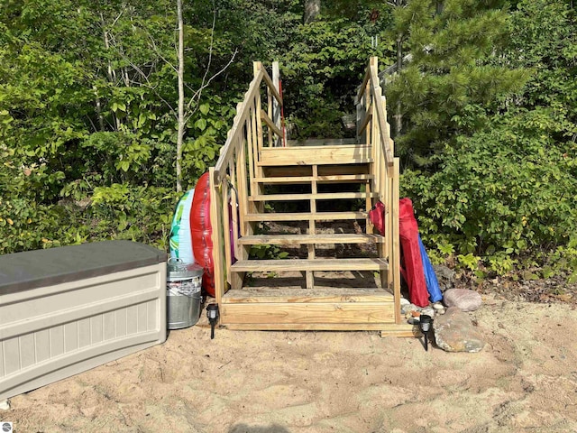 1715 Sunrise Dr, Greenbush, MI 48738 - view of staircase