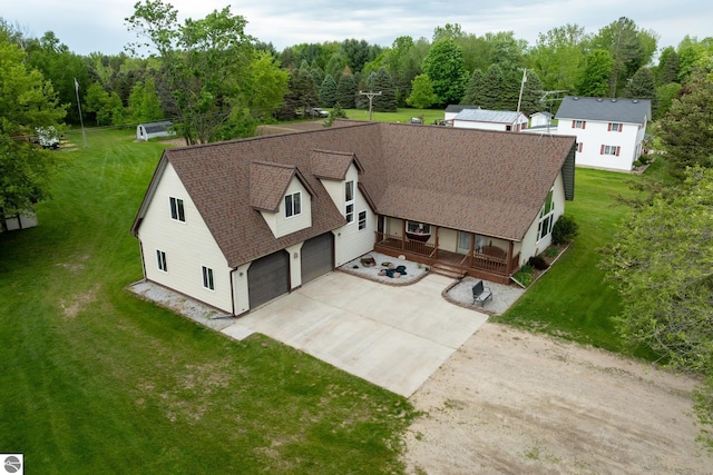 9755 E Deerfield Rd, Shepherd, MI 48883 - view of subject property with a forest