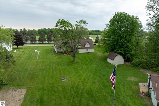 9755 E Deerfield Rd, Shepherd, MI 48883 - drone / aerial view of a nearby body of water