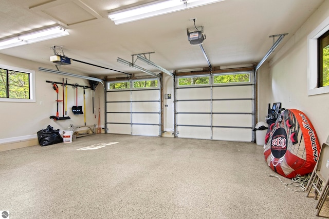 2664 Chandler Rd, Traverse City, MI 49686 - garage with a garage door opener
