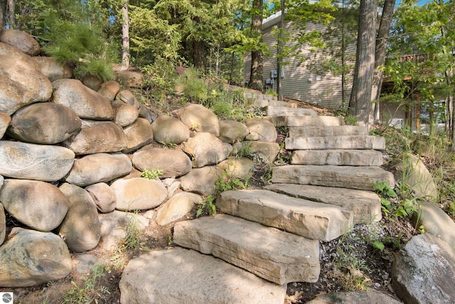 2664 Chandler Rd, Traverse City, MI 49686 - exterior view of stairs