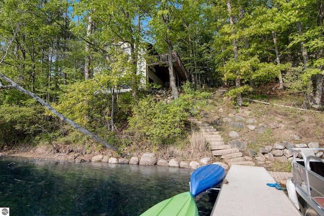2664 Chandler Rd, Traverse City, MI 49686 - dock with stairway