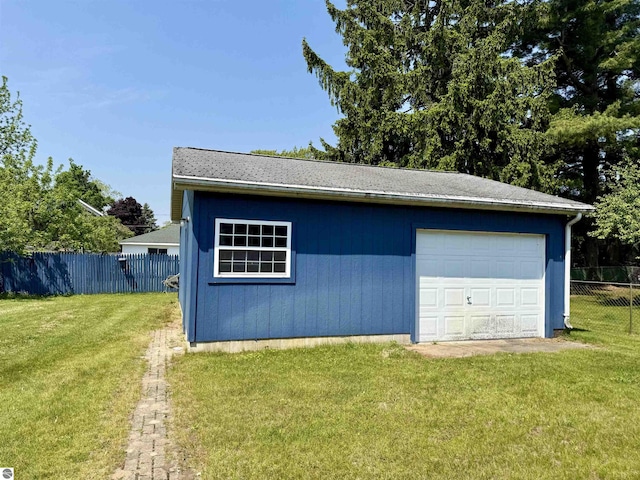 217 Evans St, East Tawas, MI 48730 - view of detached garage