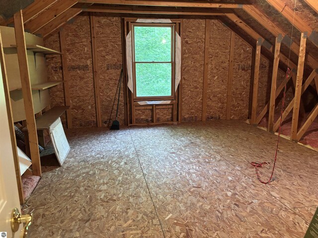 5867 Huron Woods Dr, Tawas City, MI 48763 - view of attic