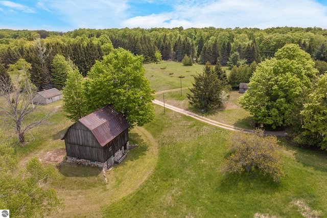 12570 N Cathead Point Rd, Northport, MI 49670 - view of subject property featuring a forest