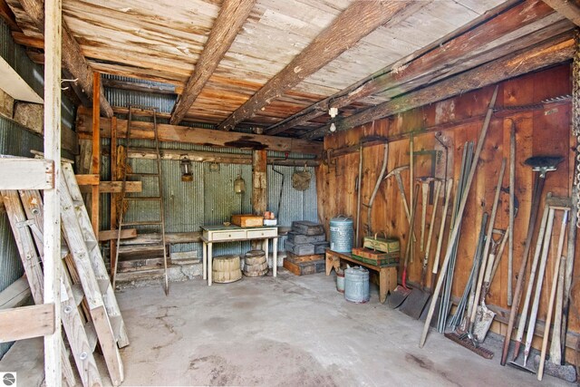 12570 N Cathead Point Rd, Northport, MI 49670 - view of basement