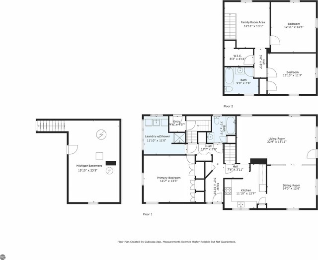 12570 N Cathead Point Rd, Northport, MI 49670 - property floor plan