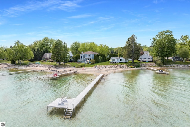 5896 S Cummings St, Suttons Bay, MI 49682 - dock with a water view