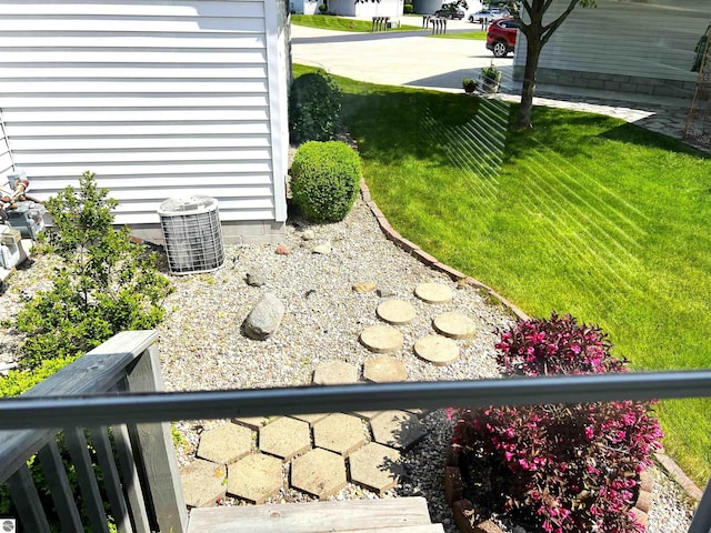 1619 E Gaylord St Unit A, Mount Pleasant, MI 48858 - view of green lawn with cooling unit