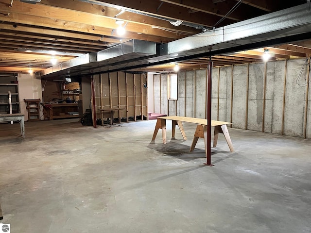 1619 E Gaylord St Unit A, Mount Pleasant, MI 48858 - view of unfinished basement