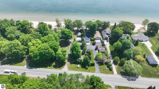 1650 N Huron, Tawas City, MI 48763 - aerial perspective of suburban area featuring a nearby body of water