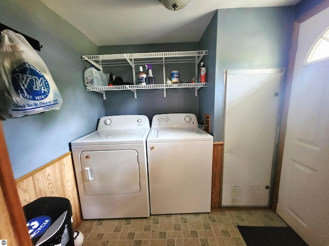 3764 E N Down River Rd, Grayling, MI 49738 - laundry room with separate washer and dryer