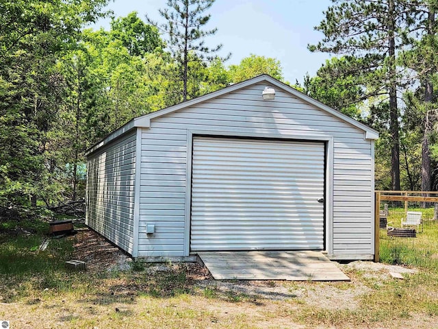 3764 E N Down River Rd, Grayling, MI 49738 - view of garage
