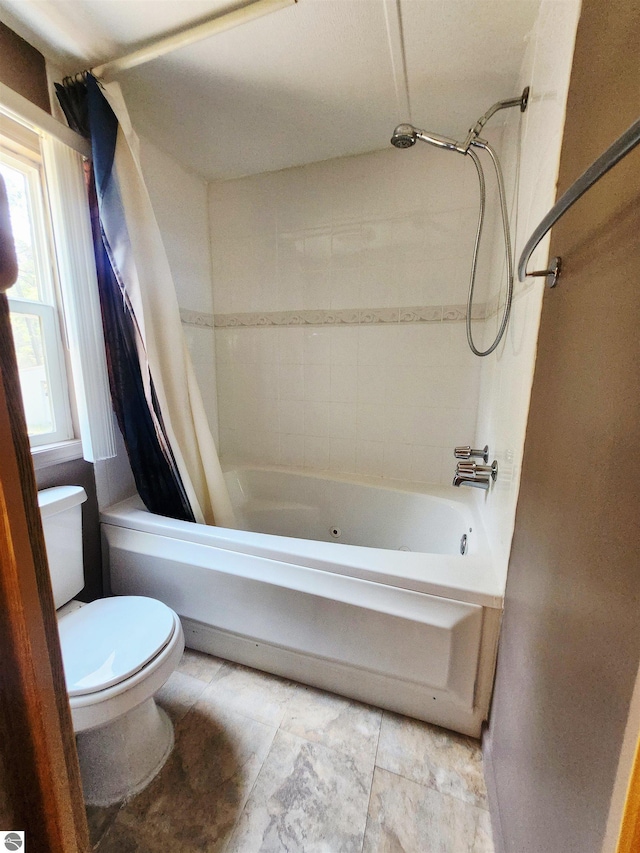 3764 E N Down River Rd, Grayling, MI 49738 - full bath with shower / bath combo and toilet