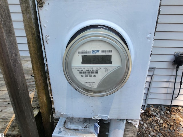 3764 E N Down River Rd, Grayling, MI 49738 - exterior view of electric meter