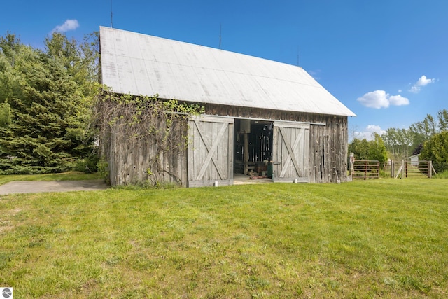 3362 S French Rd, Cedar, MI 49621 - view of barn