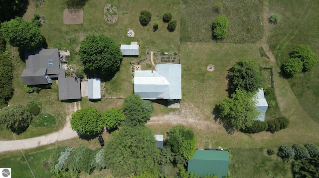 3362 S French Rd, Cedar, MI 49621 - aerial view of property and surrounding area