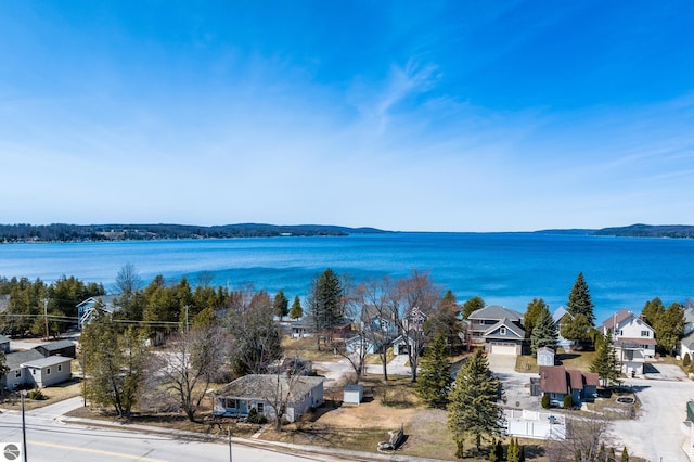 112 N Benzie Blvd, Beulah, MI 49617 - water view with nearby suburban area