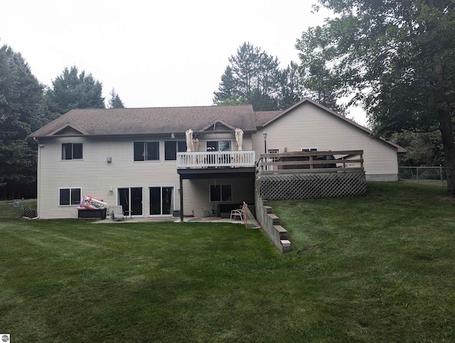 8544 Esmond Rd, Hale, MI 48739 - rear view of property featuring a deck