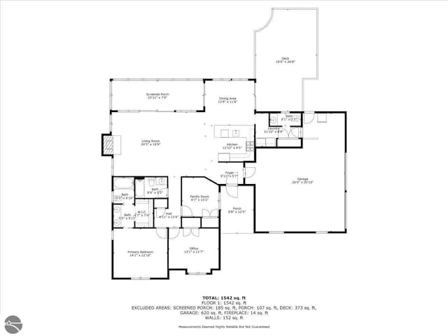 6369 Wooded Trl, Houghton Lake, MI 48629 - view of property floor plan