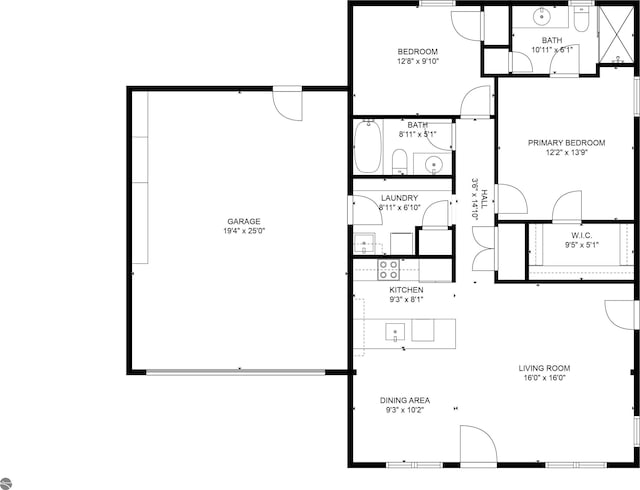 3872 Falling Leaf Trl, Traverse City, MI 49686 - view of home floor plan
