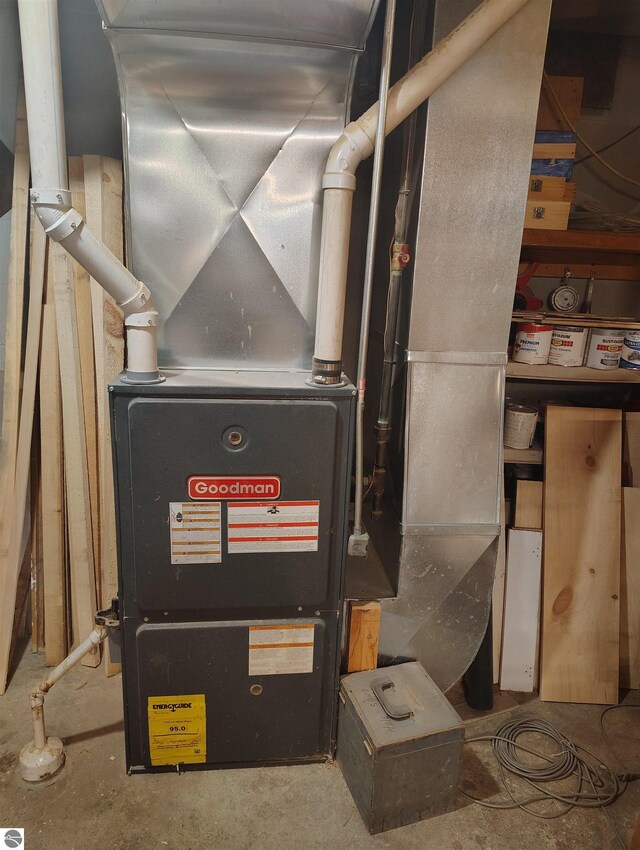 5094 SW Old Butler Rd Unit 1, South Boardman, MI 49680 - utilities featuring heating unit
