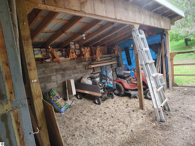5094 SW Old Butler Rd Unit 1, South Boardman, MI 49680 - view of attic