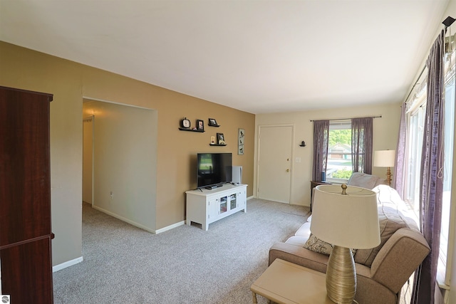 1220 E Gaylord St, Mount Pleasant, MI 48858 - living room featuring light colored carpet