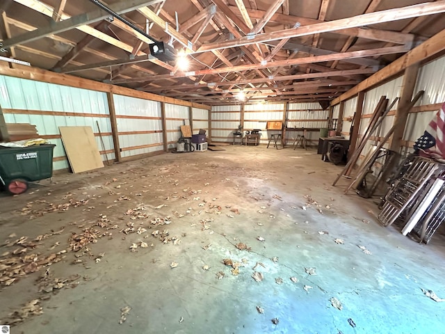 8334 Cinder Hill Rd, Mancelona, MI 49659 - view of garage