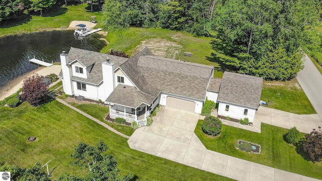 7746 Five Lakes Dr, Farwell, MI 48622 - view of subject property with a large body of water