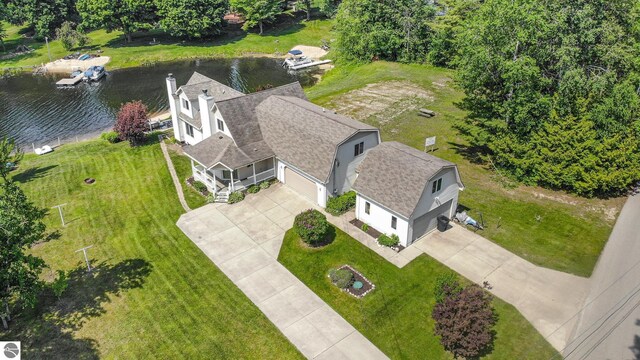 7746 Five Lakes Dr, Farwell, MI 48622 - view of subject property with a large body of water