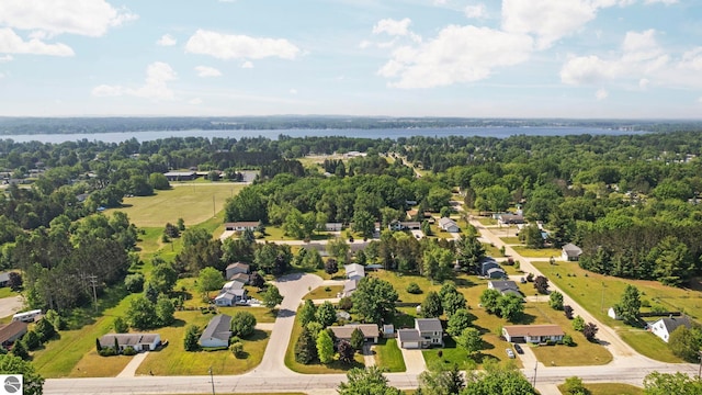 1708 Ketha Dr, Cadillac, MI 49601 - bird's eye view of a nearby body of water