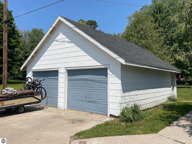 801 N Bridge St, Bellaire, MI 49615 - view of detached garage