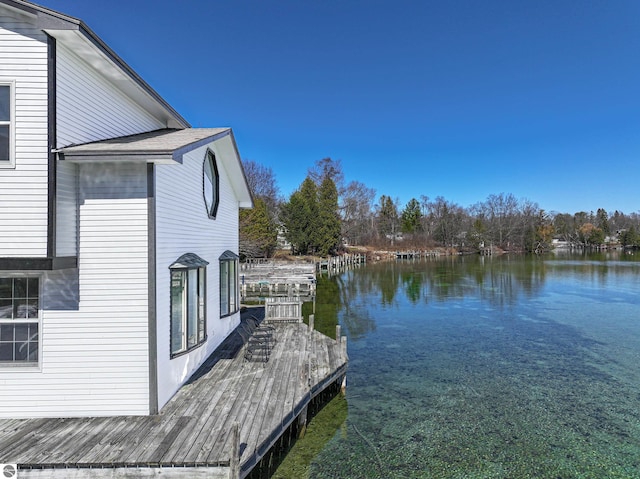 407 S Main St, Leland, MI 49654 - dock with a water view